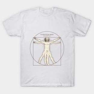 Vitruvian Man by Leonardo da Vinci T-Shirt